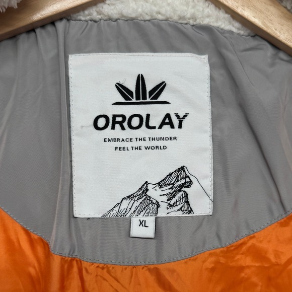 Orolay Womens Thickened Goose Down Puffer Jacket Size XL Coat Oversized - Picture 10 of 11